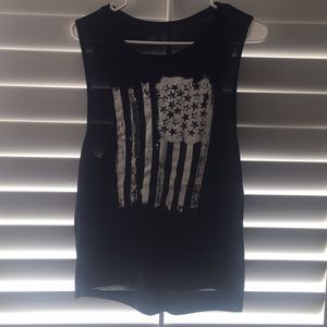 Roxy American flag tank